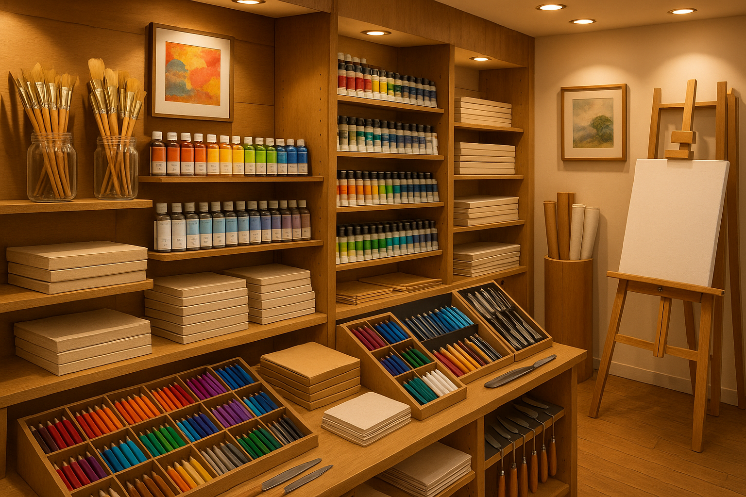 art supplies store